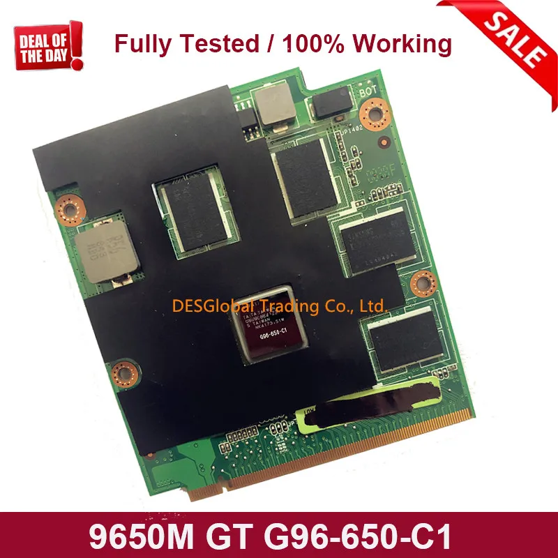 

9650M GT 9650MGT G96-650-C1 1024MB MXM-II Video VGA card Graphics Card for ASUS X83V N80V M50V M70V X57V F8V A8S F8S N80V Laptop