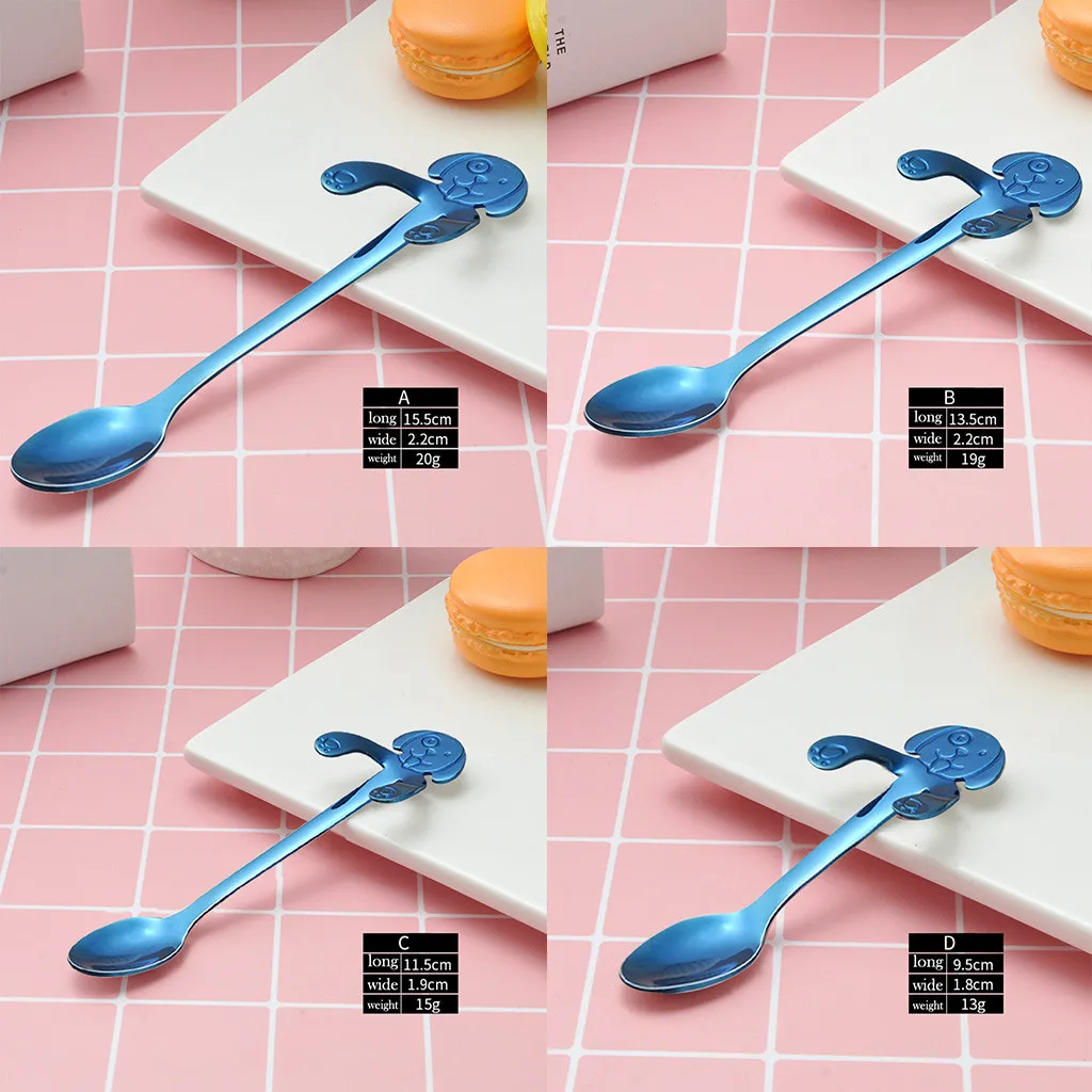 Домашняя кухня гаджет ложка Милая с собакой длинной ручкой столовые приборы