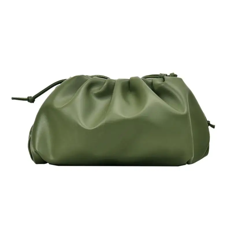  Cloud-wrapped Soft Leather Madame Small Bag Single Shoulder Slant Dumpling Bag Handbag Day Clutches - 4000079700812