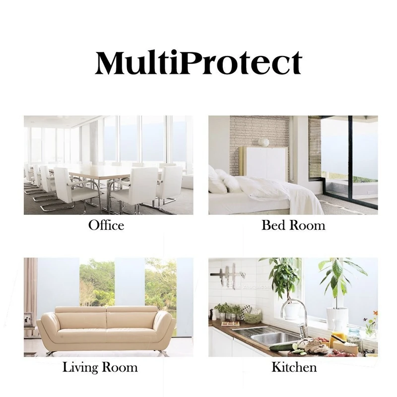 Оконная пленка, пленка для конфиденциальности, статическая пленка, самоклеющаяся, 90x200 см/матовая стеклянная фольга