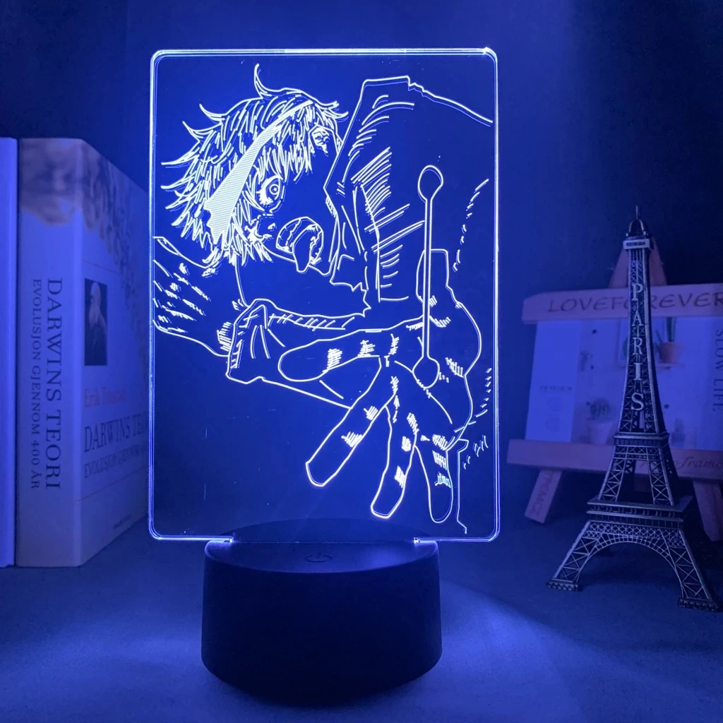 

3d Lamp Anime Jujutsu Kaisen Satoru Gojo Led Night Light Lamp for Bedroom Decor Birthday Gift Satoru Gojo Light Jujutsu Kaisen