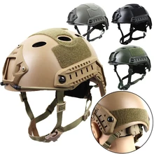 

Outdoor Sports Jumping Head Protective Gear Tactical Helmet Fast MH PJ Casco Airsoft Paintball Combat Helmets