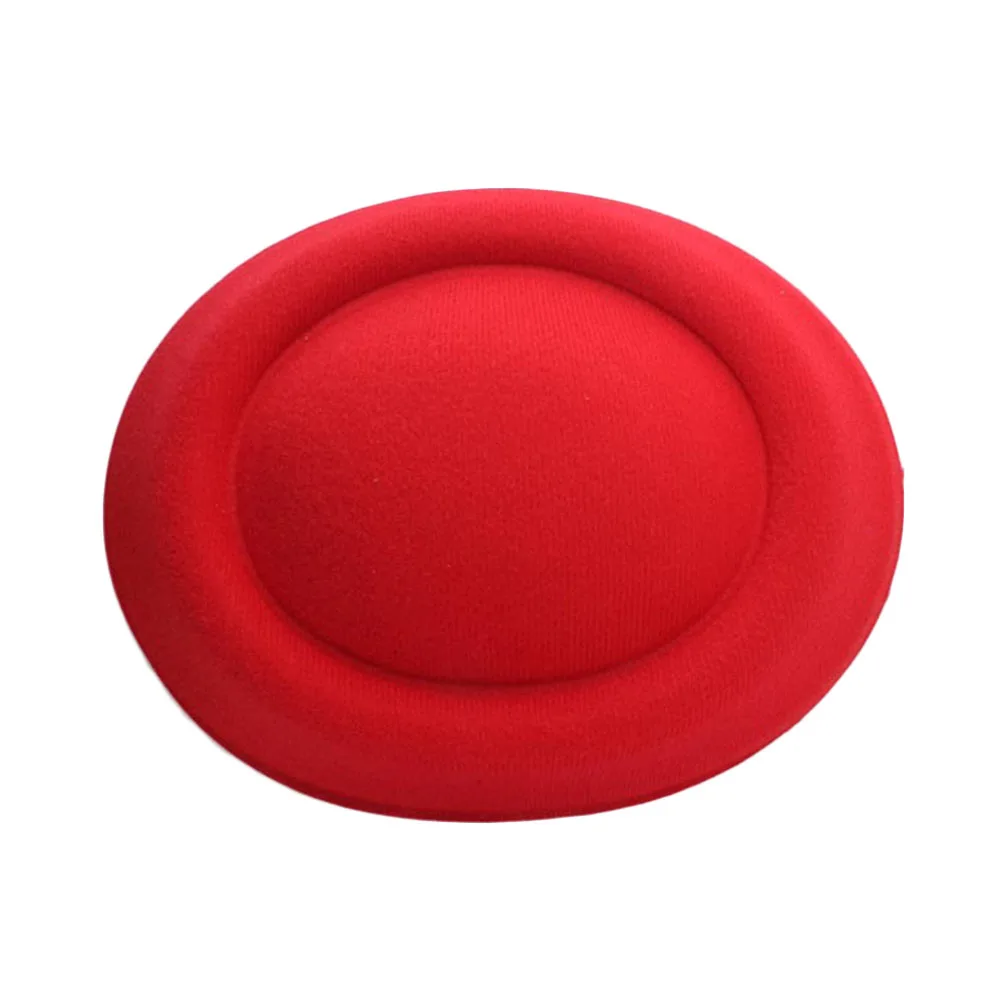 Red Очаровательная основа DIY делая вечерние головные уборы Millinery Cocktail головной убор Костюм Свадебные аксессуары для волос маленькая Нижняя основа#2 - Цвет: Red