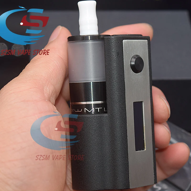 

SXK Stealth 60W mod with Dvarw MTL RTA vape E-Cigarette 0.91 OLED screen vape fit 18650 battery Mechanical vaporizer pen kit