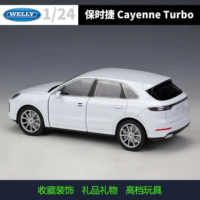 Welly 1:24 Porsche Cayenne турбо сплав модель автомобиля Diecasts& игрушечные транспортные средства коллекционные подарки не-пульт дистанционного управления Тип транспортная игрушка