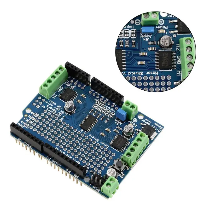 Замененный шаговый двигатель Servo Robot Shield V2 с драйвер pwm Shield Module Board
