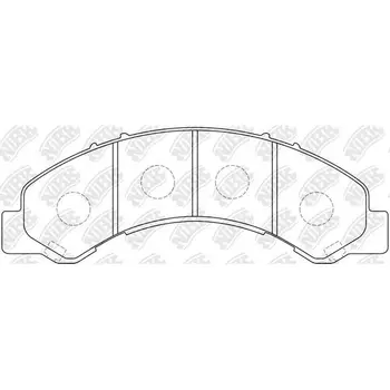 

Disc pads front Isuzu Elf 3.0D-5.2D 92 NIBK PN4464