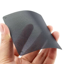 Étui d'ordinateur en PVC noir 12cm, 5 pièces/lot, écran de ventilateur, filtre à gaze, housse en maille anti poussière 