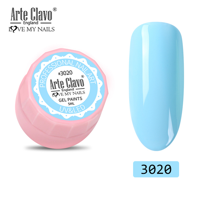 Clavo 5ML Painting Gel Nail Polish 72 Colors Gel Varnish Set For Manicure Top Base Coat Hybird Design of Nail Art Lacquer
