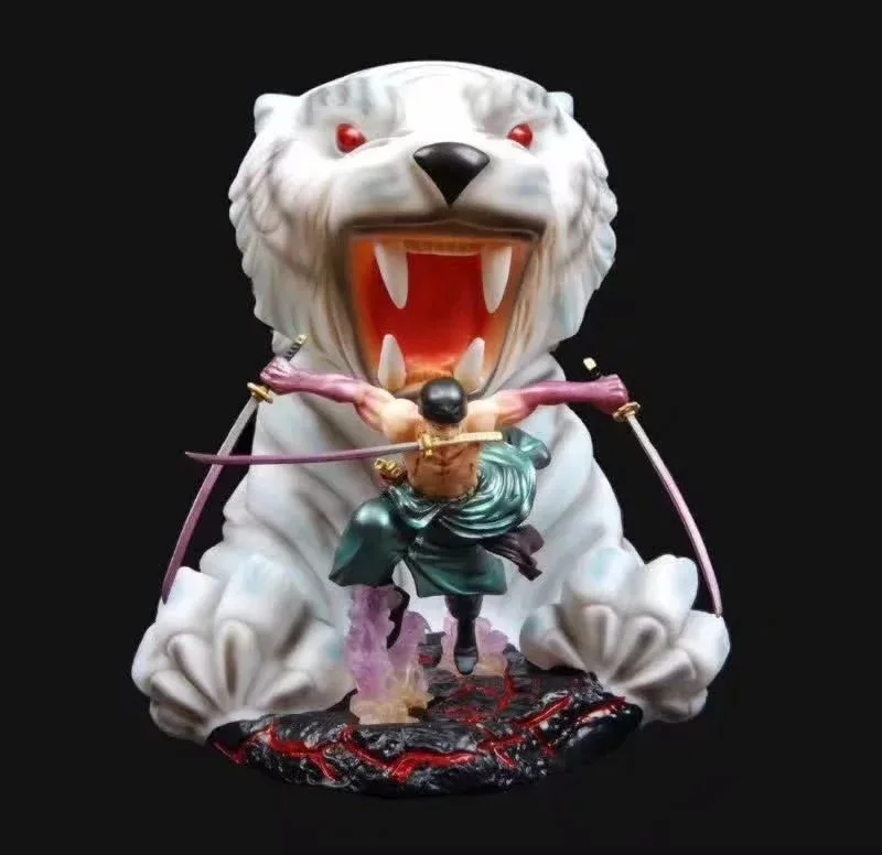 

One Piece GK Royce Noah ji tiger Hunting. Ultra Large White Tiger Sauron Boxed Garage Kit