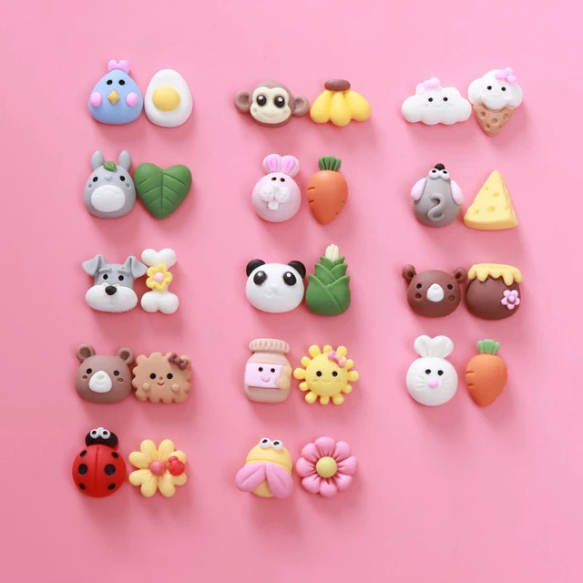 10-50Pcs Cute Marine Animal Flat Back Resin Color Accessories DIY Craft  Supplies Phone Shell Patch Arts Material Kids Gift Toys