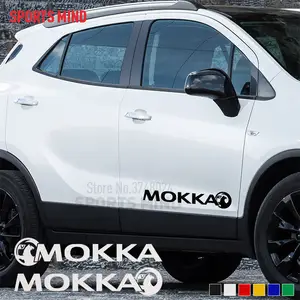 2 pcs Car Door Side Sticker For OPEL mokka Auto Sport Styling Decal Vinyl  Film Automobile Car Tuning Accessorie car sticker - AliExpress