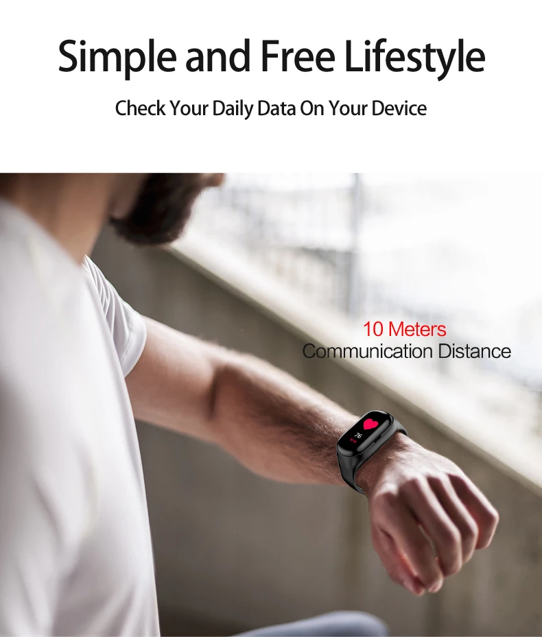 M1 Smart Bracelet and TWS Bluetooth-compatible Headset 2 In 1Ultra-long Standby Heart Rate Monitoring Sports Smart Bracelet