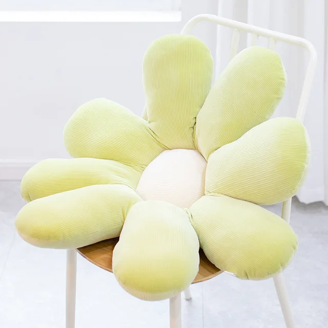 50-80cm Colorful Daisy Flower Plush Pillow Toy Soft Cartoon Plant Stuffed Doll Chair Cushion Sofa Kids Lovers Birthday Gifts 3