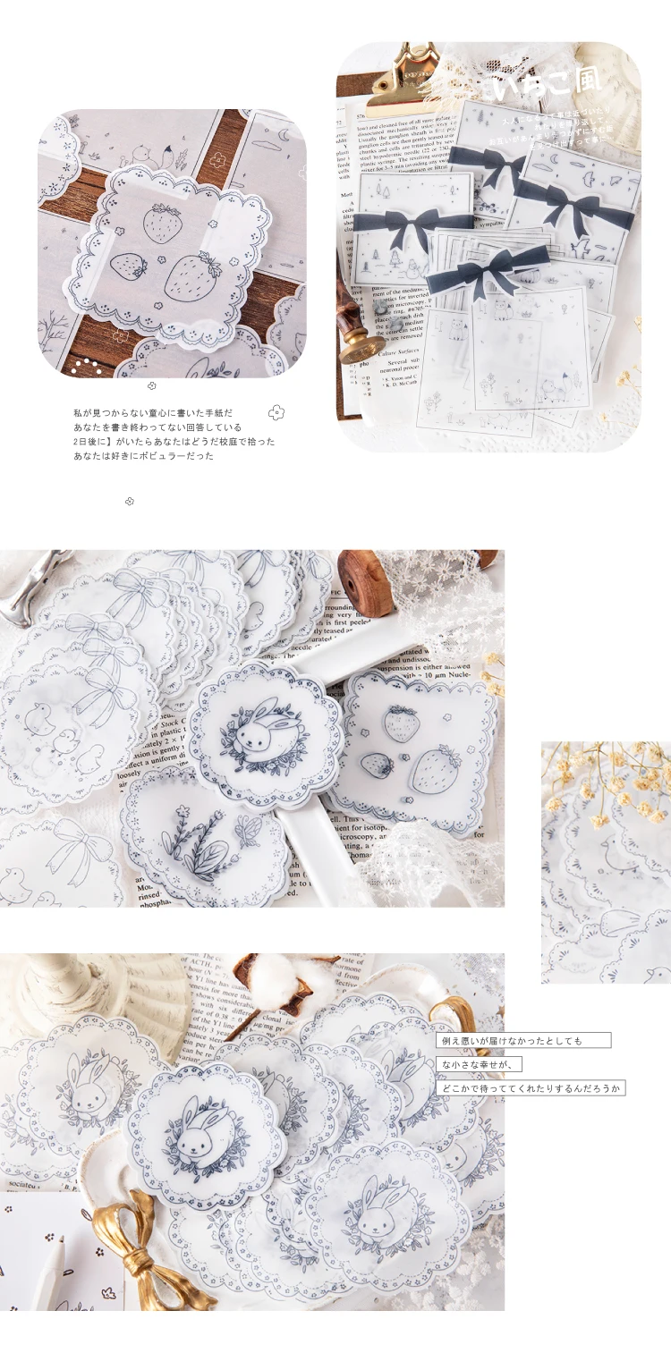 Creative Lace Flowers Strawberry Animal Sulfuric acid Note Paper N Times Memo Pad Sticky Notes Bookmark School Office Supply