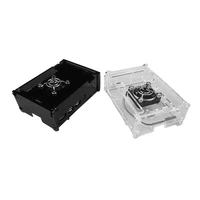 case enclosure For Raspberry Pi 4 Case Box Shell Cover Enclosure Fan Can Be Installed+ Raspberry Pi 4B Power Supply 5V 3A Type-C US UK Plug (2)