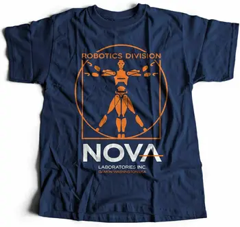 

Nova Laboratories Inc Space T-Shirt Circuit Saint Robot Alien Number 5 John D131