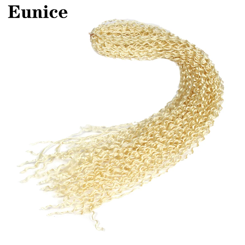 

Synthetic braiding hair zizi crocher braids micro knot zizi braid blonde 613 color natrual jerry curly bulk hair synthetic hair