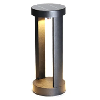 

Solar Lawn Lamp Outdoor Light Control Human Induction Lawn Lamp Park Villa Column Head Courtyard Lamp 40cm