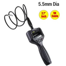 99D 2.7" TFT Color LCD Monitor 5.5mm Lens Endoscope 1M Snake Tube Pipe Borescope Inspection Surveillance Inspector Video Camera