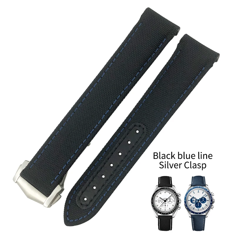 19mm 20mm Nylon Canvas Watch Strap For 