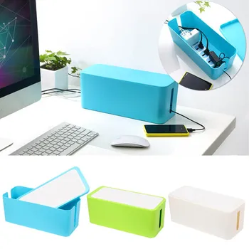 

Cable Management Box Cord Organizer Kit Cover Conceal Hide Wire Plug Boxes SP99