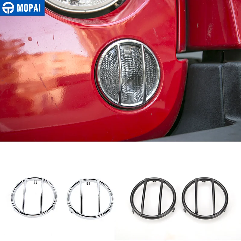 MOPAI Exterior Front Headlight Turn Signal Light Lamp Cover Trim