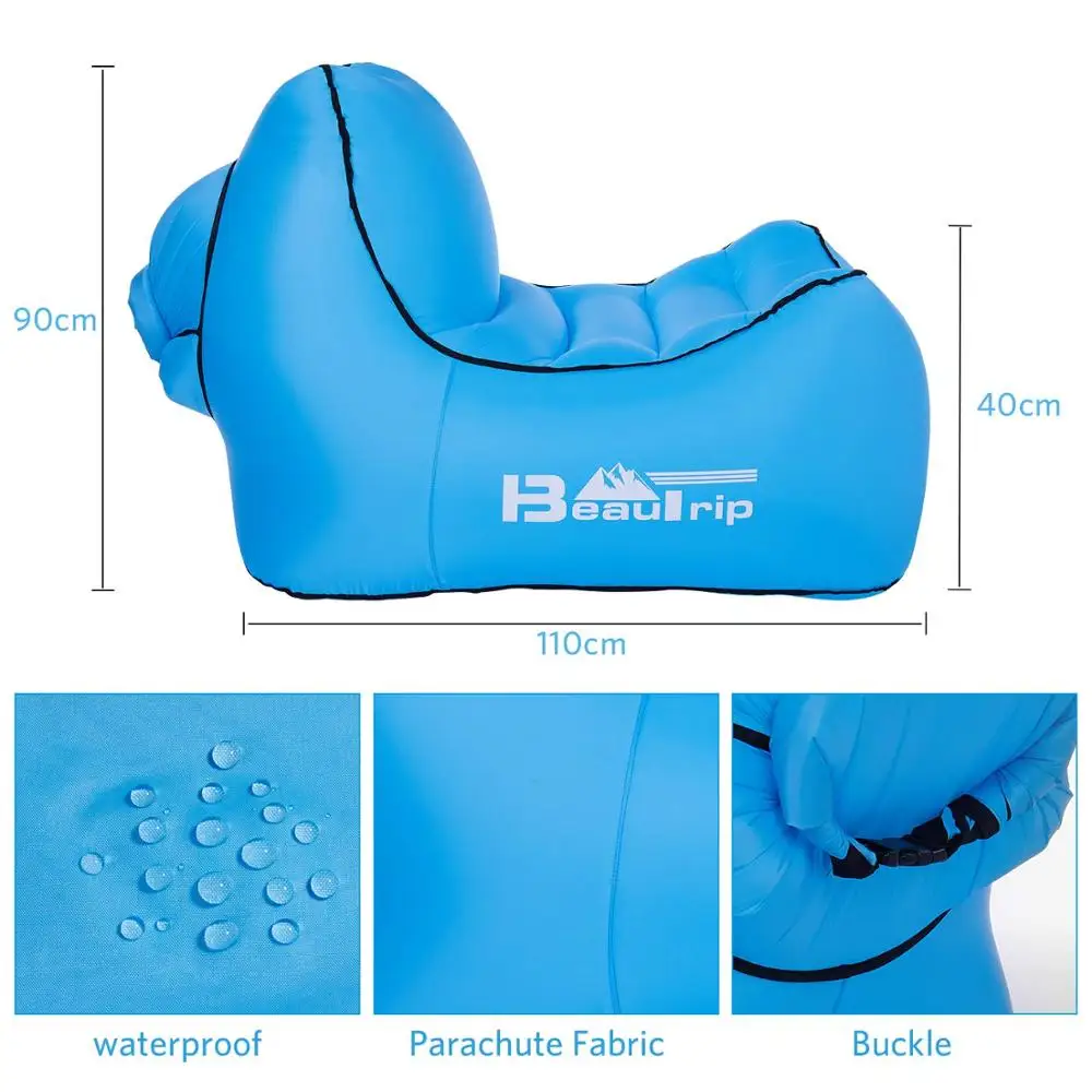 Открытый надувной диван, диван, кресло для отдыха, пляжный лагерь, шезлонг для кемпинга, пешего туризма, коврик для пикника, садовая сумка, Воздушный Гамак