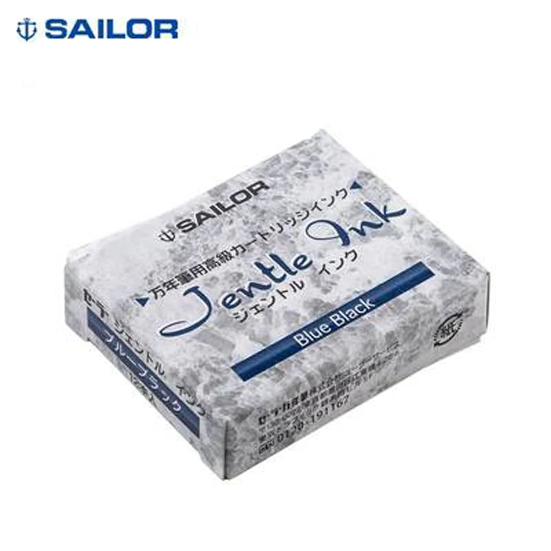 Япония SAILOR Jentle чернила sac12 шт/упаковка для авторучек одноразовые добавки 13-0402