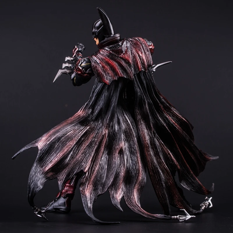 PA super heroes dc экшн-фигурки Play Arts kai Justice League Темный рыцарь красный Бэтмен 27 см горячая модель игрушки носки darts коллекция