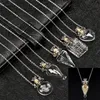 Clear Water Drop Mix Shape Perfume Bottle Necklaces Essential oil Keep Openable Make Wish Pendant Blood Vial Necklace For Women 1