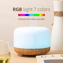 Electric Aroma Diffuser Air Freshener Cars 300ML 500ML Ultrasonic Cool Mist Maker Fogger LED Essential Oil Diffuser Humidifier