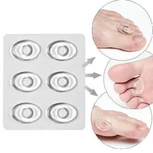 6 шт./кор. стопы ватный тампон для снятия средства ухода за кожей стоп медицинский силиконовый гель кукурузы удаления патч Здравоохранение пластырь купирующий боль стопы инструмент