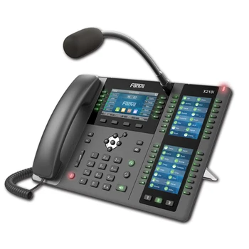 

Fanvil X210i High-end Enterprise IP Phone+Microphone VoIP Wireless Phone Visualization Paging Console Phone HD Audio Video Call