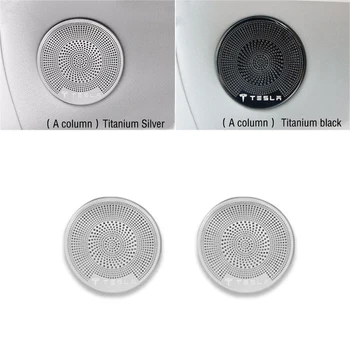 

For Tesla Model 3 Loudspeaker Trim Cover Car Styling Modified Garnish Accessories