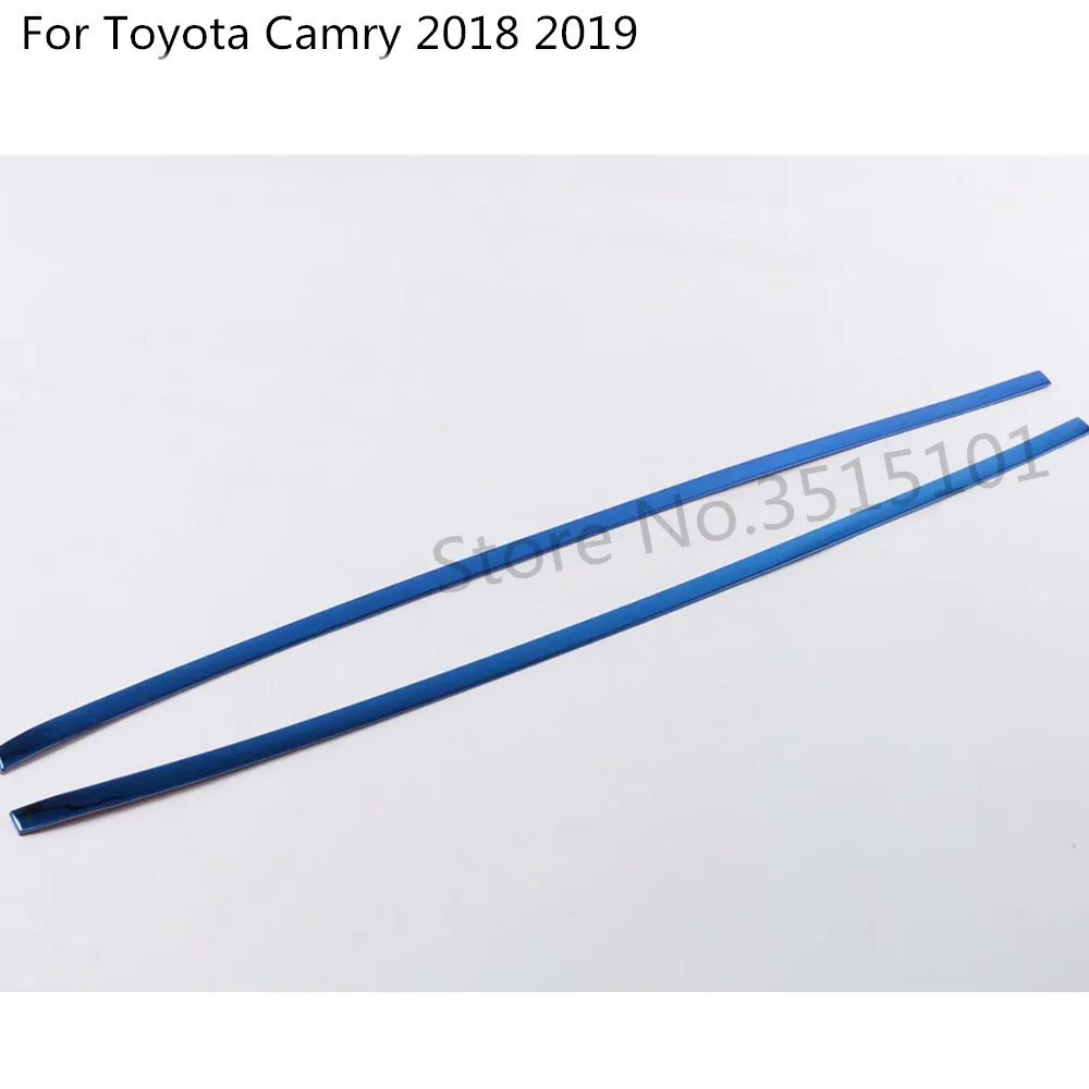 Для Toyota New Camry XV70 автомобильный чехол из нержавеющей стали Передняя головка стекло лобовое стекло колонна рамка отделка окна