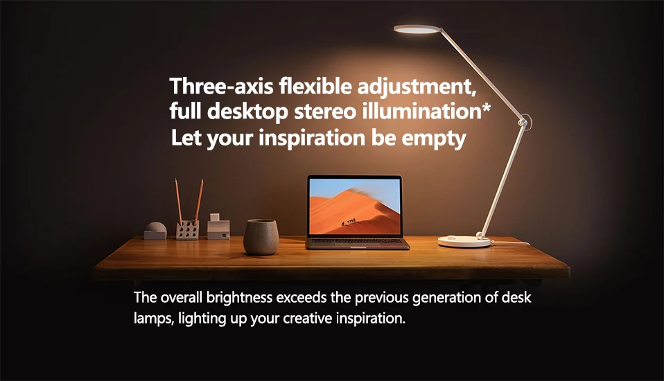 Xiaomi Mijia LED Desk Lamp Pro Smart Eye Protection Table Lamps Dimming Reading Light Work with Apple HomeKit Reading Light (10)