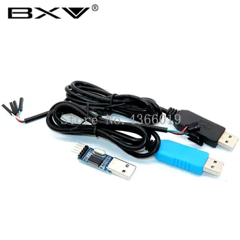

PL2303 PL2303HX / PL2303TA USB To RS232 TTL Converter Adapter Module with Dust-proof Cover PL2303HX for arduino download cable