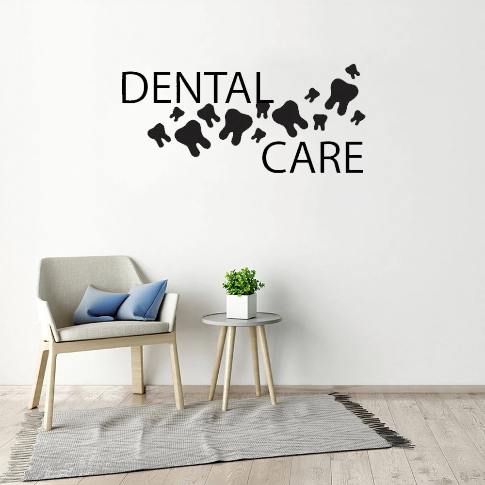 Dentist Dental Clinic Teeth Wall Decal Wall Art Orthodontist Wall  Decoration Dentist Office Decor Murals Vinyl Sticker Ov423 - Wall Stickers  - AliExpress
