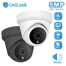 

UniLook 5MP POE IP Outdoor Camera Built in Microphone Security CCTV Camera IP66 Night Vision 30m H.265 Hikvision Compatible P2P