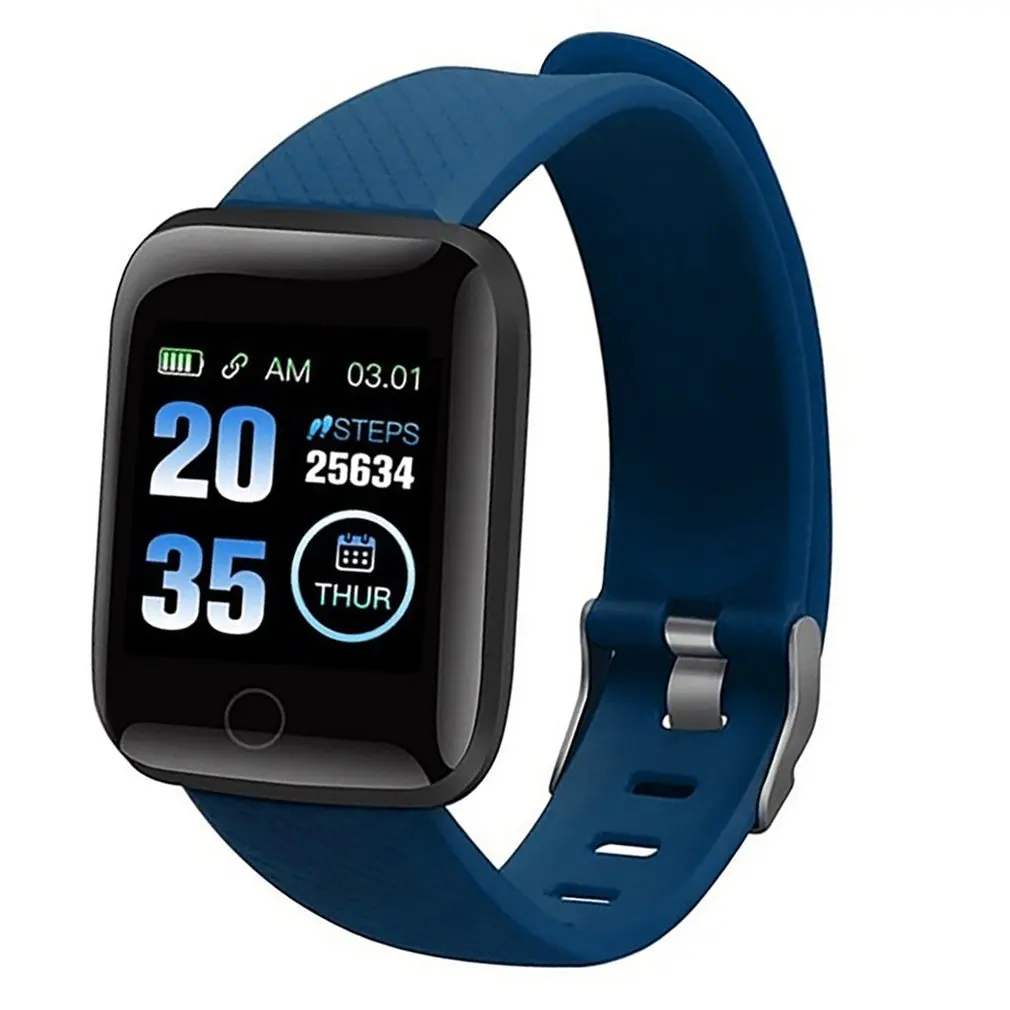 

116plus Smart Bracelet Fitness Tracker Heart Rate Monitor Smart Band IP67 Waterproof Sports For Android For Iphone