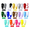 LILYCUTE 5ml White Black Liner Gel Nail Polish Colorful French Painting Stripe Semi Permanent Drawing Nail Art UV Gel Varnish 4