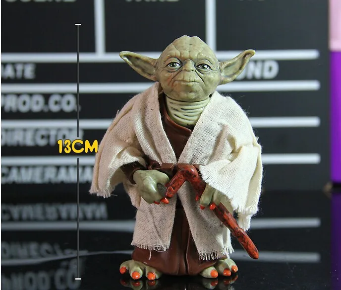 Аниме DC Star Wars Мастер Йода 12 см действительно одежда мобильный Гараж Комплект