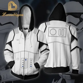

Hip Hop Star Wars Hoodies 3D Print The Rise of Skywalker Sweatshirt Kids Adults Cartoon Pullover Men Women Teenagers Streetwear