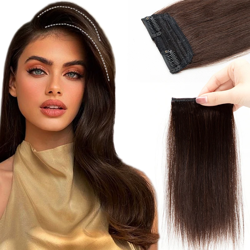On Sale Hair-Pieces Straight-Patch Secret Clipin 100%Human-Hair Mrshair Cover Fluffy Top/Side-Root 6n95BAmakXX