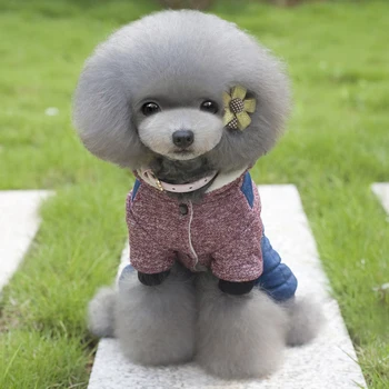 

Bichon Clothes Dog Clothes Sell snow rong Four Leg Jeans Pet Clothes Dog Clothing