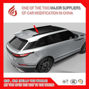 

High quality Aluminium alloy screw install black Silver color side rail bar roof rack for Range rover Velar 2018