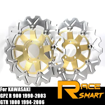 

Motorcycle CNC Front Brake Disks Discs Stainless Steel Brake Rotor For KAWASAKI GPZ R 900 1990 - 2003 GTR 1000 1994 - 2006 GTR