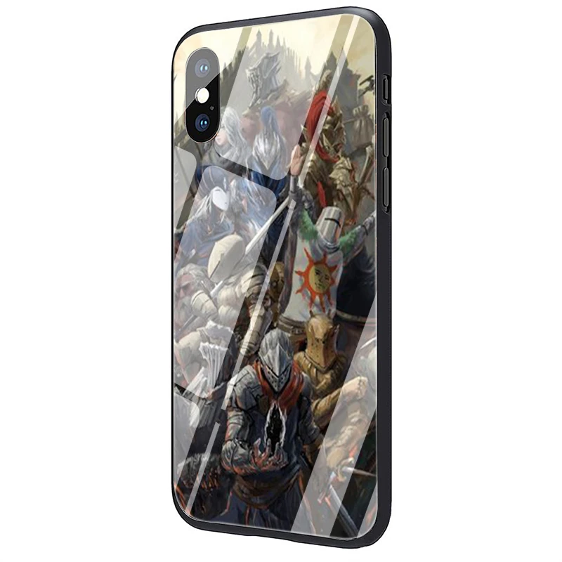 G4 EWAU dark souls закаленное стекло чехол для телефона чехол для iPhone 5 5S SE 6 6s 7 8 Plus X XR XS 11 Pro Max - Цвет: G4