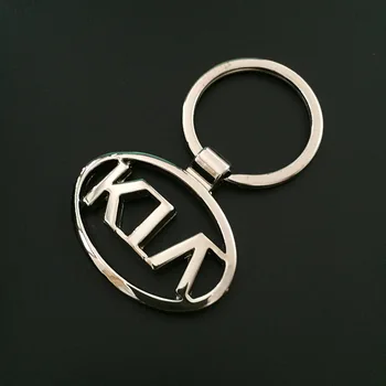 

1pcs 3D Metal Car Logo keychain for KIA K2 K3 K5 Key Chain car styling Keyring Car Accessories